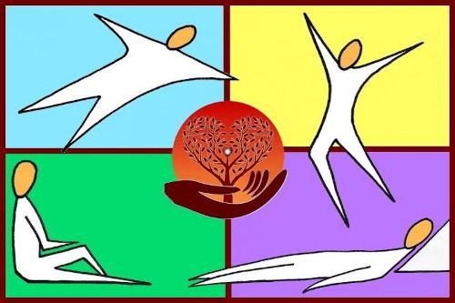 Logo du site avec des personnages